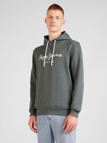 Pepe Jeans Sweatshirt 'NOUVEL' i grøn: forside