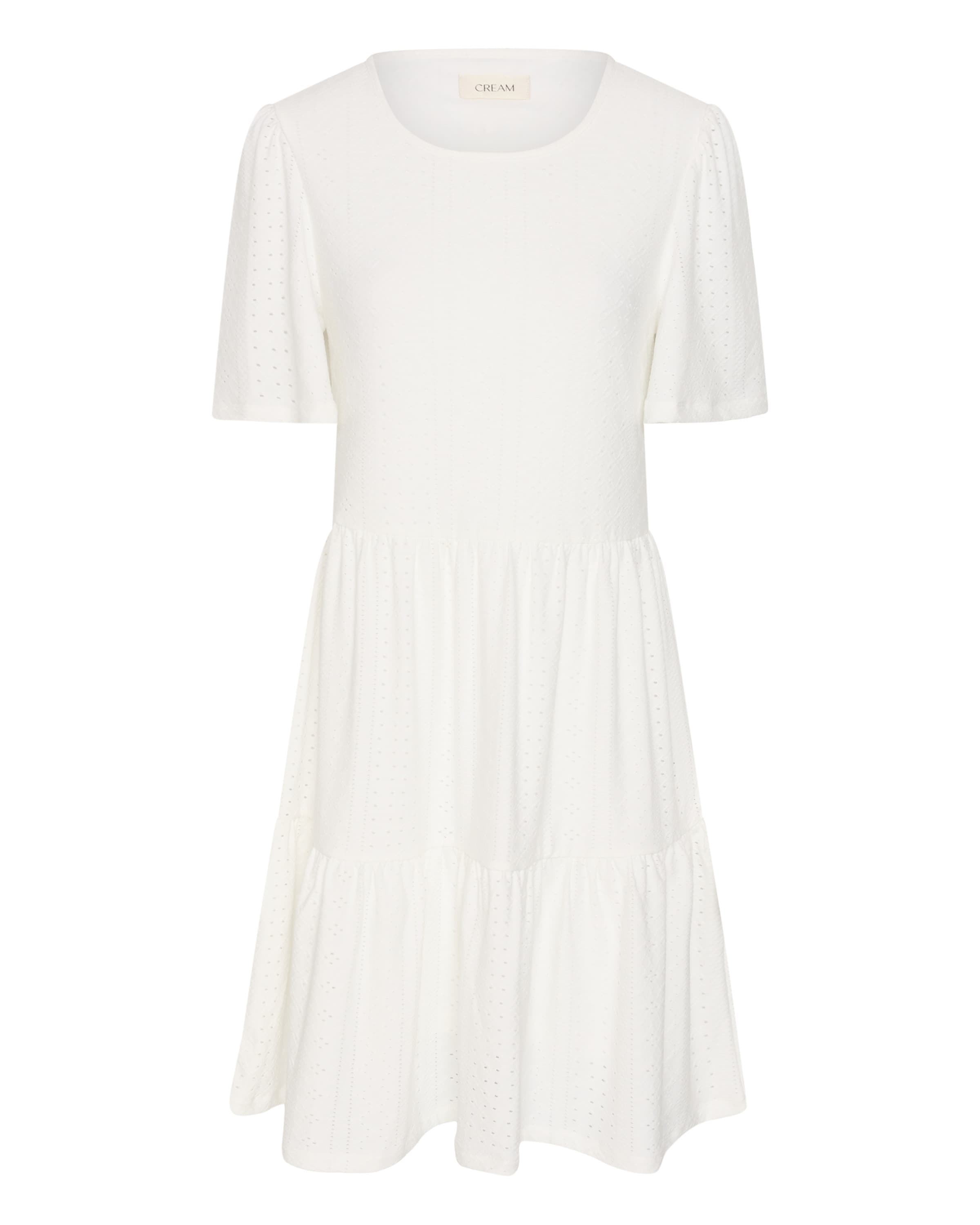Cream Dress 'Mianna' in White: front