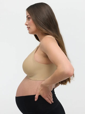 cfab Bygelfri Behå 'Comfort Maternity Still-BH ohne Bügel' i beige