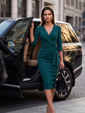 AUDRAY - Vestido de bainha 'SCARLETT' em verde