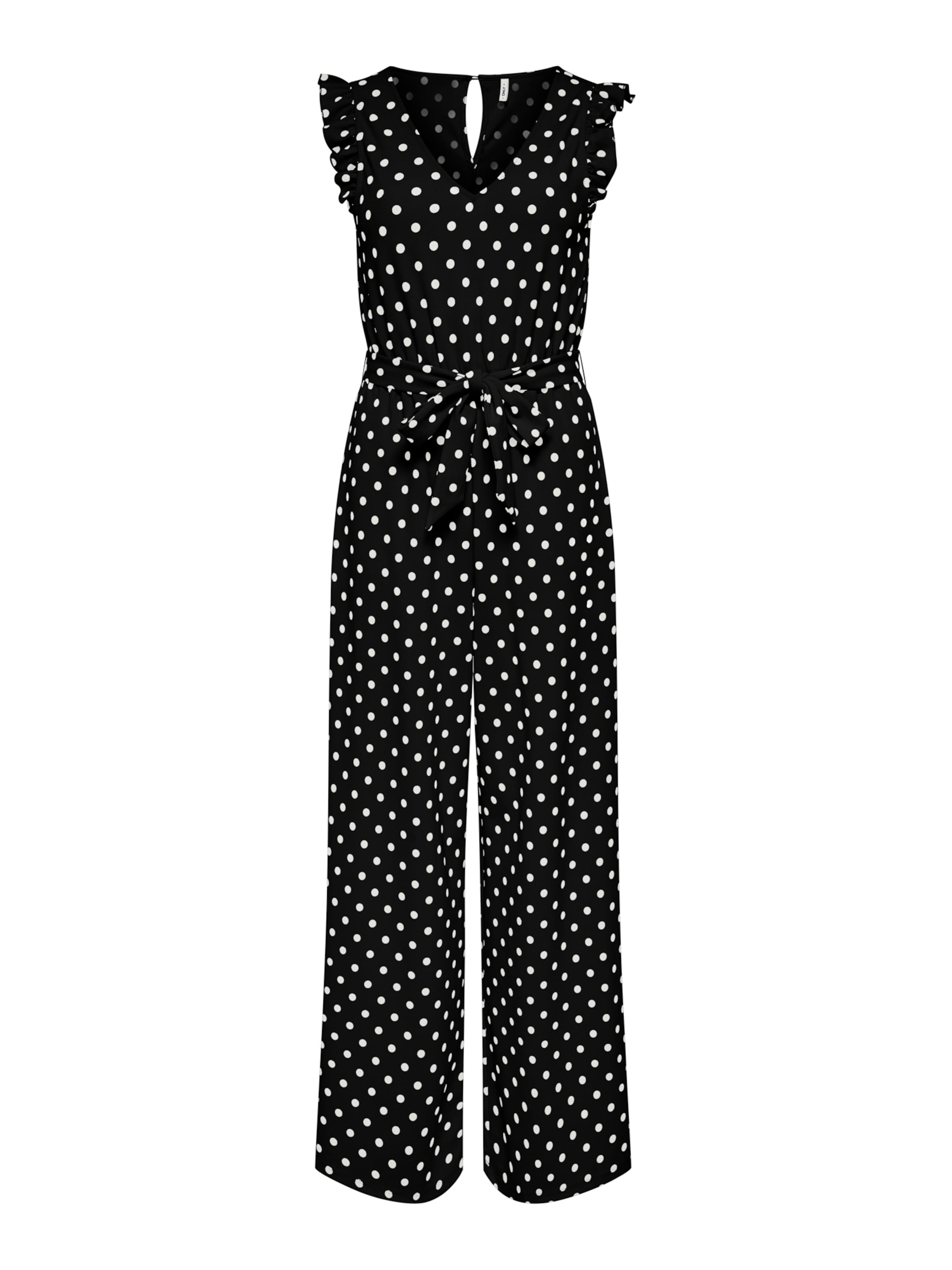 ONLY Jumpsuit 'ONLTINA' in de kleur Zwart / Wit, Productweergave