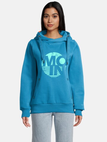 salzhaut Sweatshirt 'Sünn - Moin Rund' in Blauw: voorkant