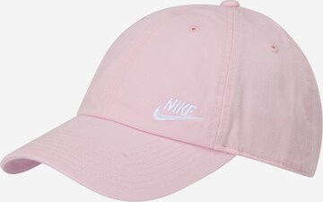 Cappello da baseball di Nike Sportswear in rosa: frontale