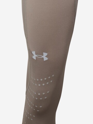 UNDER ARMOUR Skinny Sportunterhose in Grau