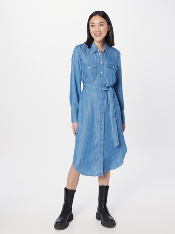 ESPRIT Shirt Dress in Blue: front