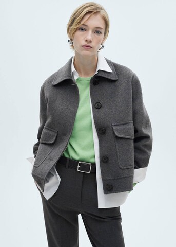 MANGO Jacke in Grau: predná strana