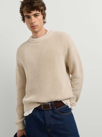 Pullover 'DORIAN' di Pepe Jeans in beige: frontale