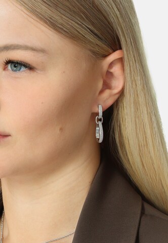 Nana Kay Earrings 'Solid Flair' in Silver: front
