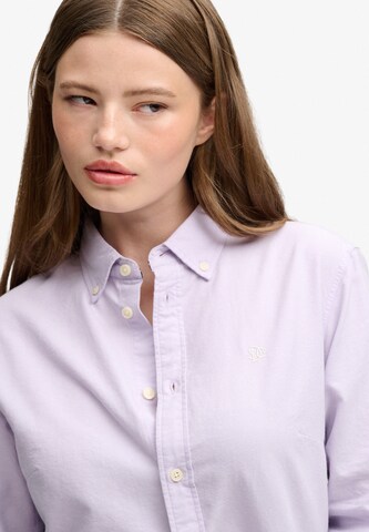 Superdry & Co Blouse 'Oxford' in Lila