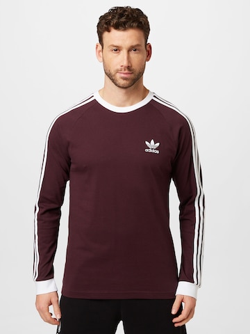 ADIDAS ORIGINALS - Camiseta 'Adicolor Classics 3-Stripes Te' en rojo: frente