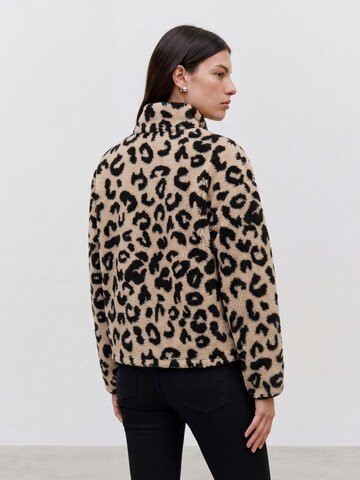 VERO MODA Fleece jas 'VMCLEOLEO' in Beige