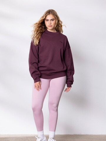 Hey Honey Sweatshirt 'Wine' in Rot: Vorderseite