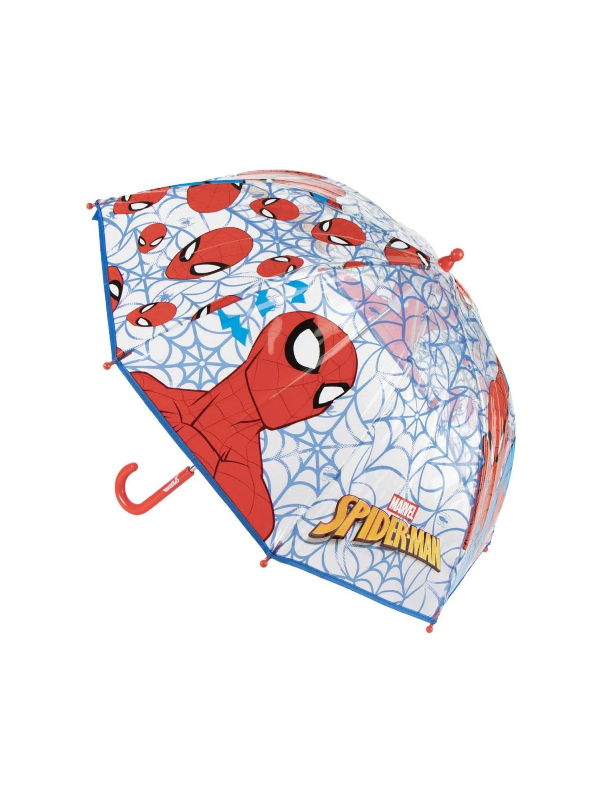 Cerdá Umbrella 'Spiderman Transparenter Regenschirm Manuell Kinder' in Blue: front
