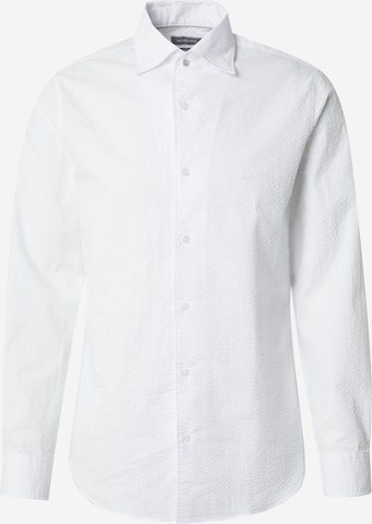 Michael Kors Slim fit Srajca | bela barva: sprednja stran