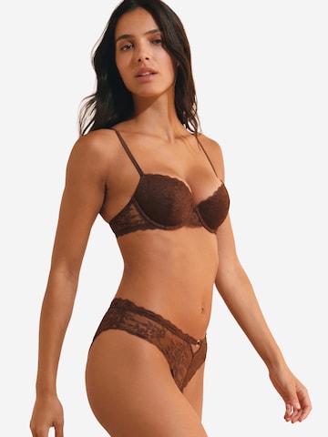 Balconcino Reggiseno 'Heritage' di ETAM in marrone