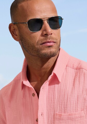 BEACH TIME Regular Fit Hemd in Pink