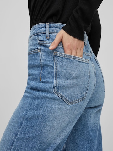 VILA Loosefit Jeans i blå