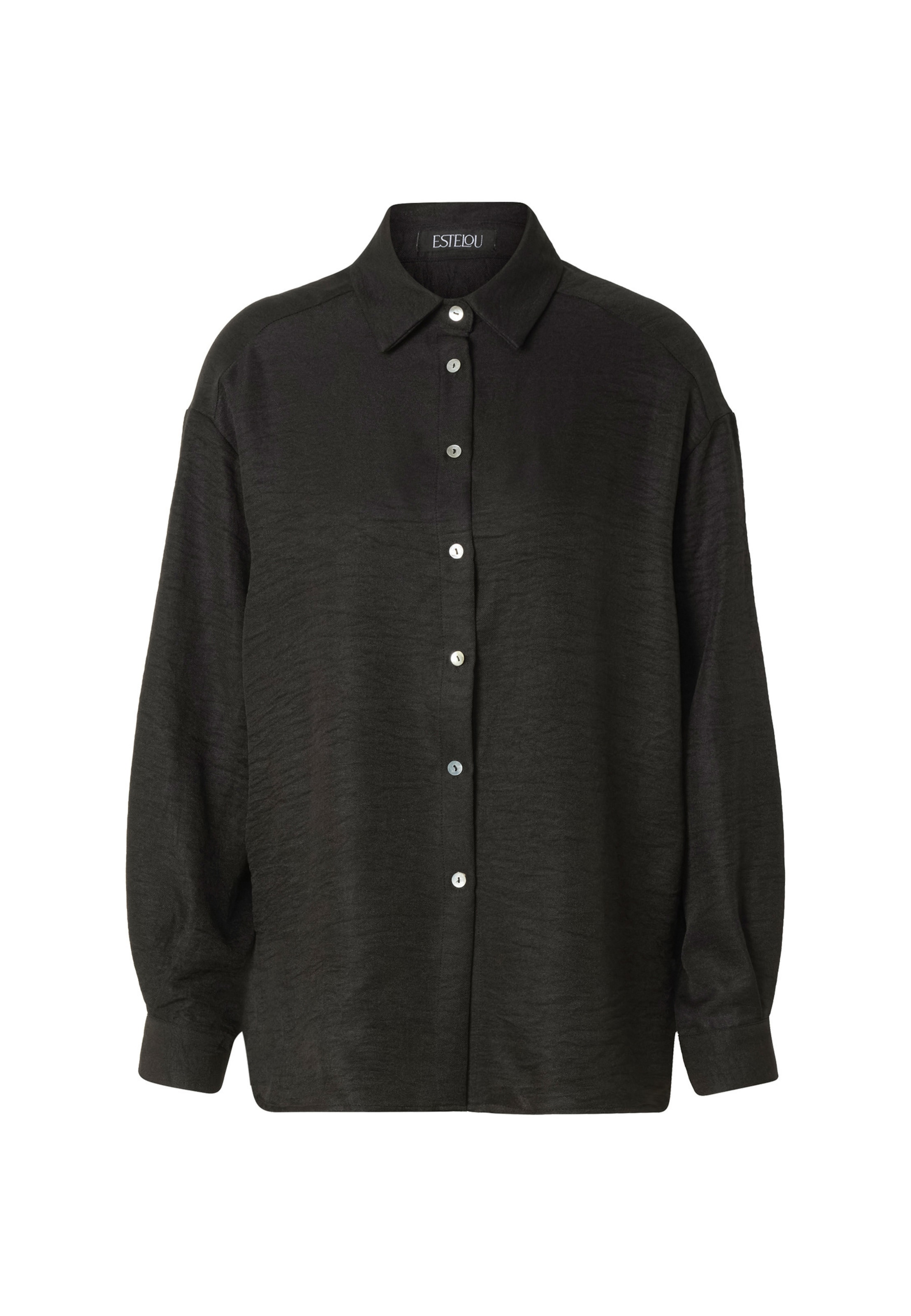 Estelou - Blusa em preto: frente