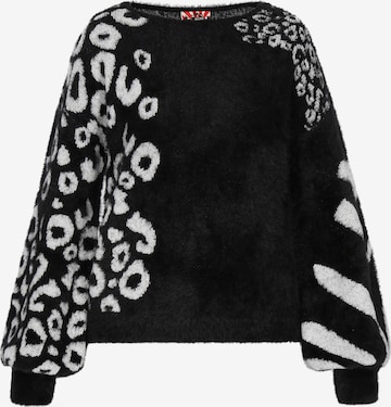 myMo ROCKS Sweter w kolorze czarny: przód