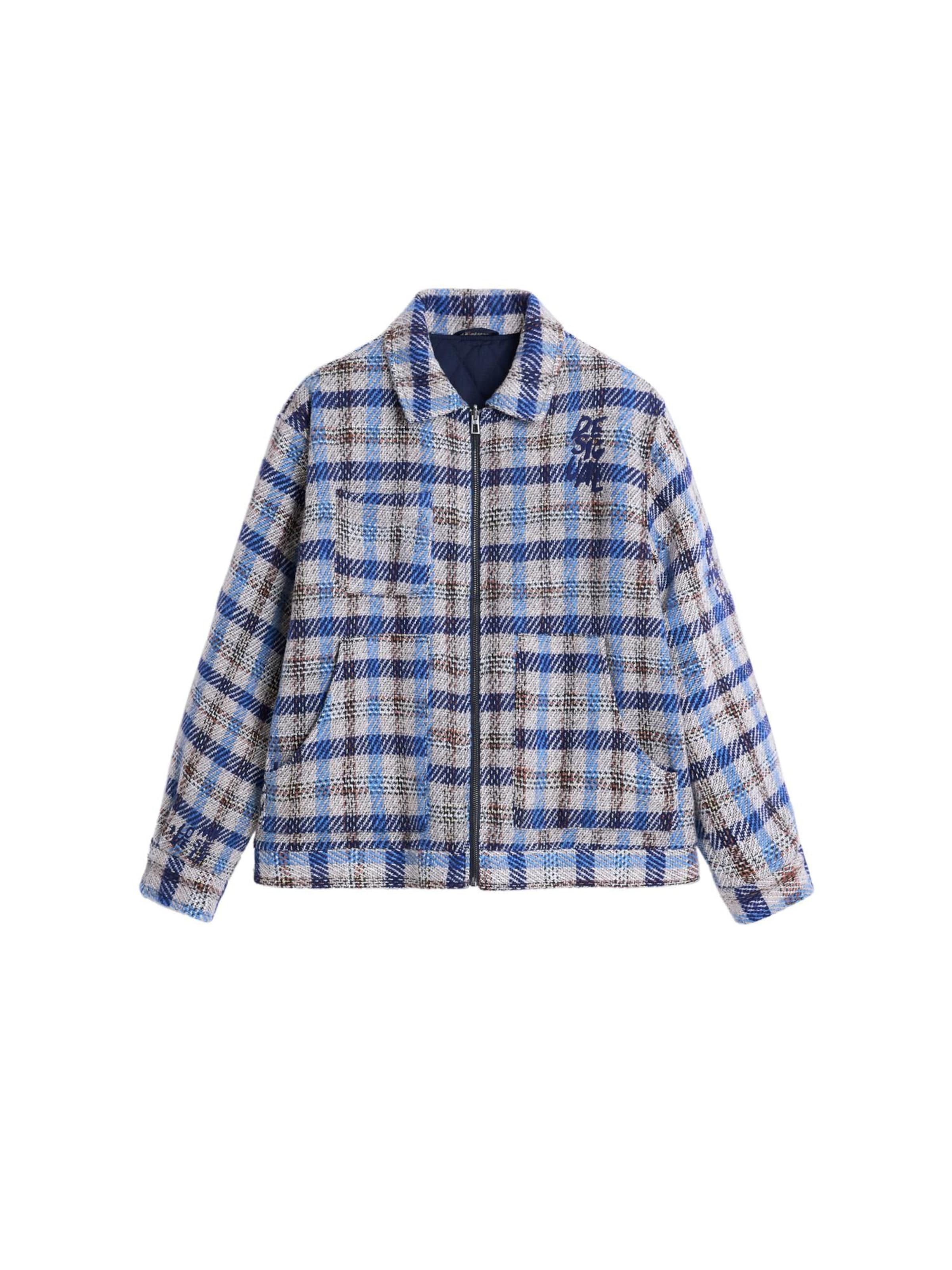 Desigual Between-season jacket in Blue: front