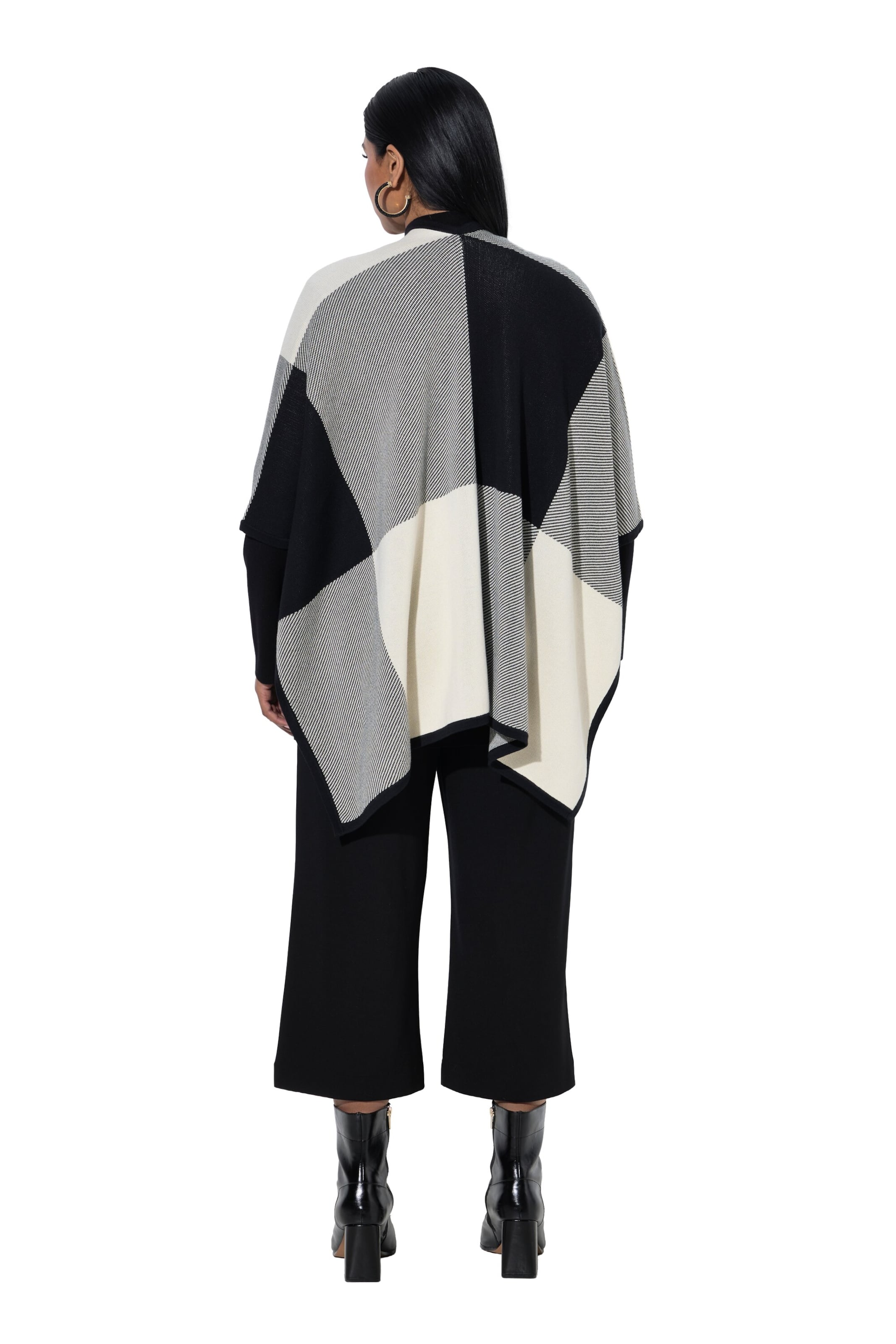 Ulla Popken Strickjacke in Schwarz