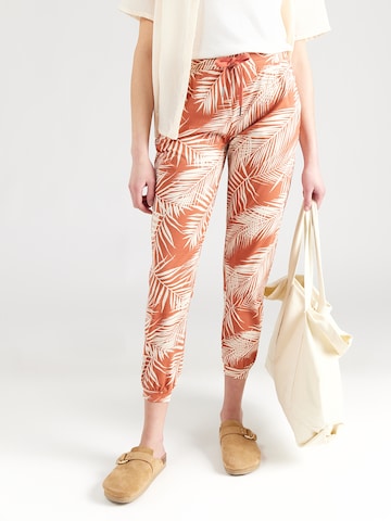 Iriedaily Tapered Byxa 'La Palma' i röd: framsida