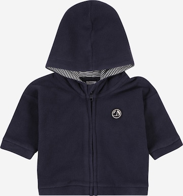 mėlyna PETIT BATEAU Flisinis džemperis: priekis