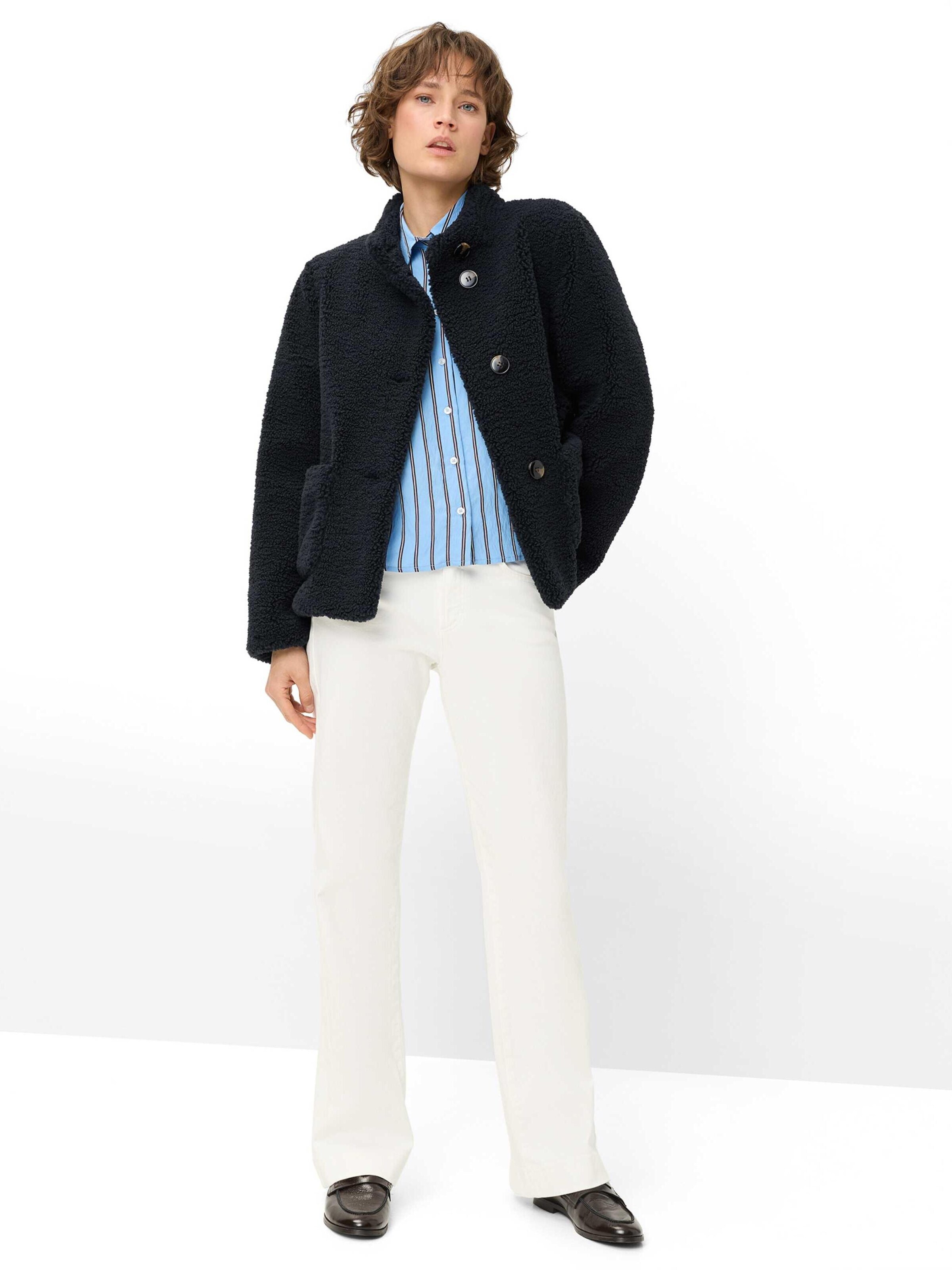 Fuchs Schmitt Übergangsjacke 'Teddyjacke Augsburg'‌‌‌‌‌‌‌‌‌ in Blau