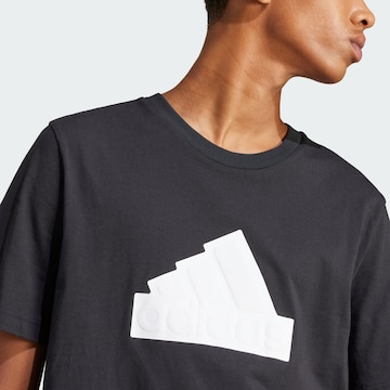 ADIDAS SPORTSWEAR - Camisa funcionais ' Future Icons' em preto