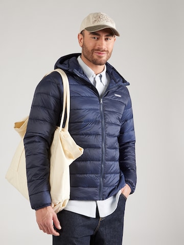 Geacă de primăvară-toamnă 'JWHLOGAN' de la JACK & JONES pe albastru: față