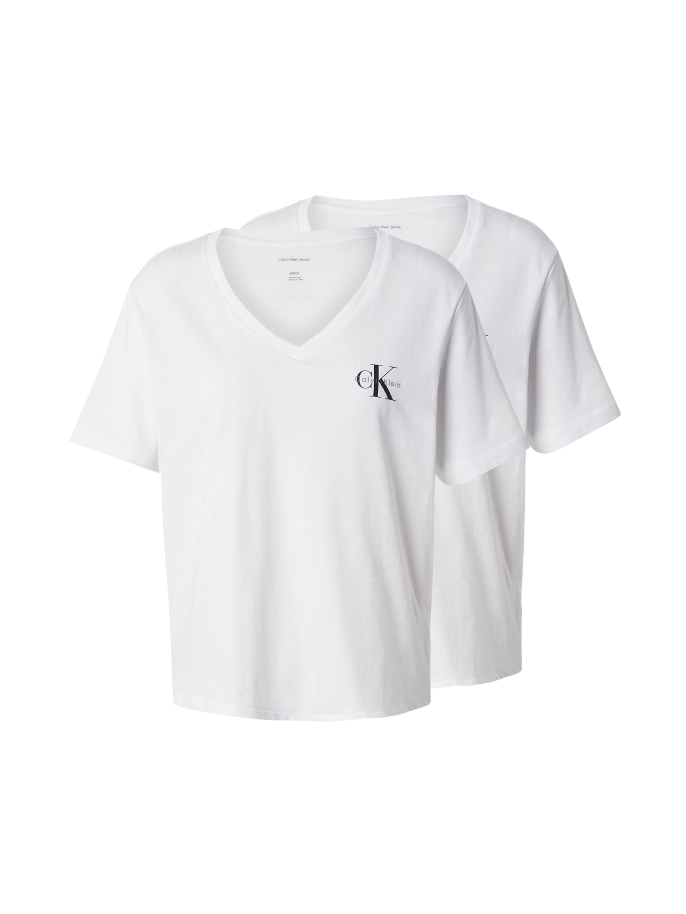 Calvin Klein Jeans Shirt in White: front
