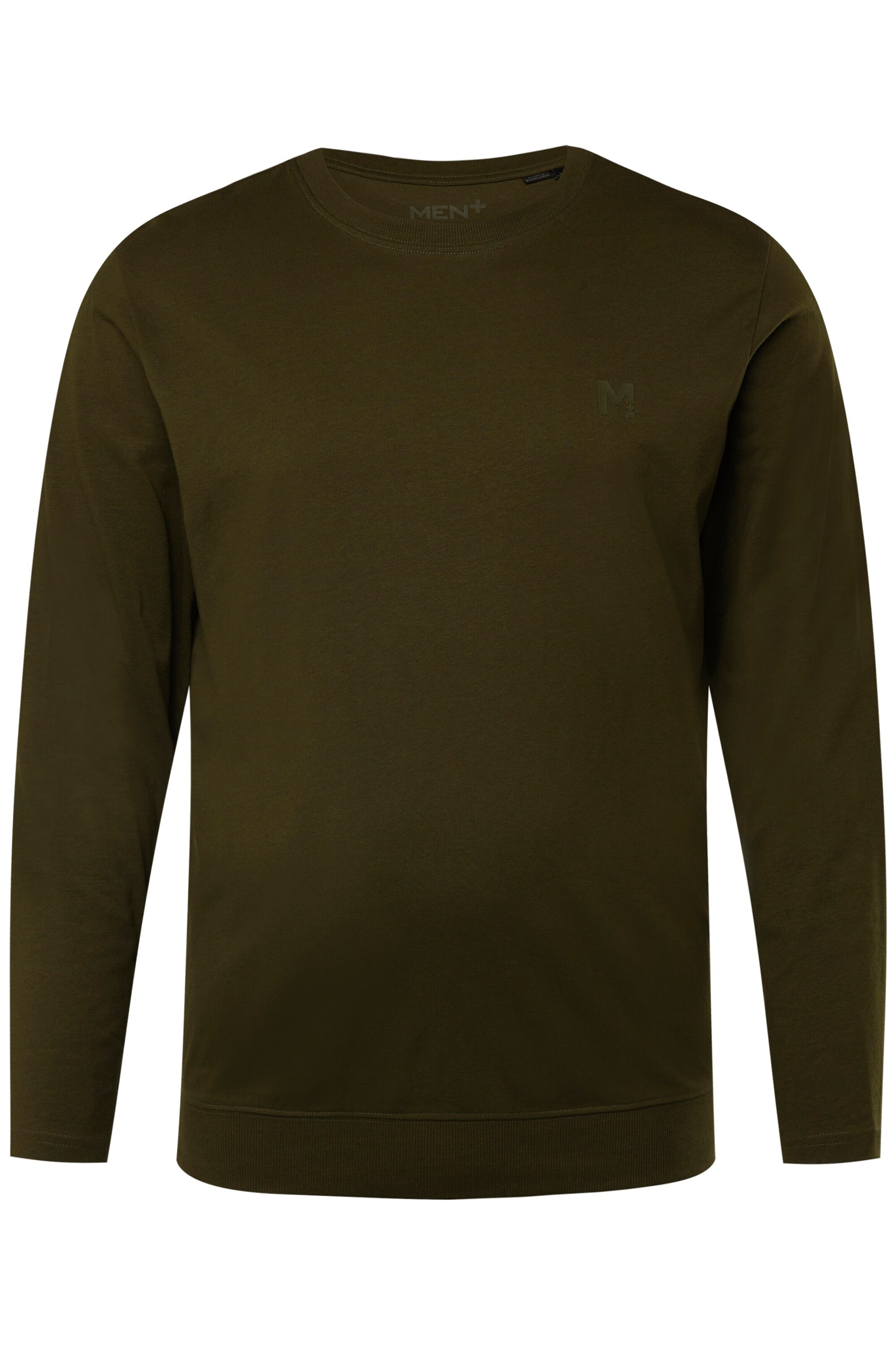 T-Shirt Men Plus en vert : devant