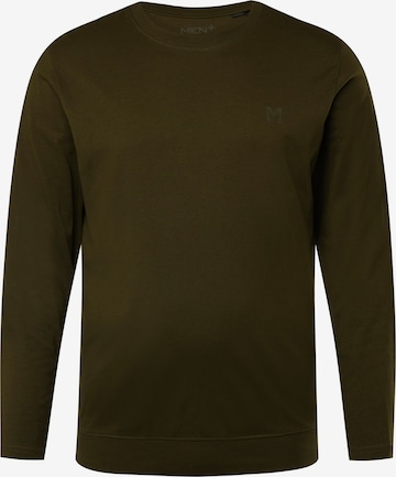 Men Plus Shirt in Grün: Vorderseite