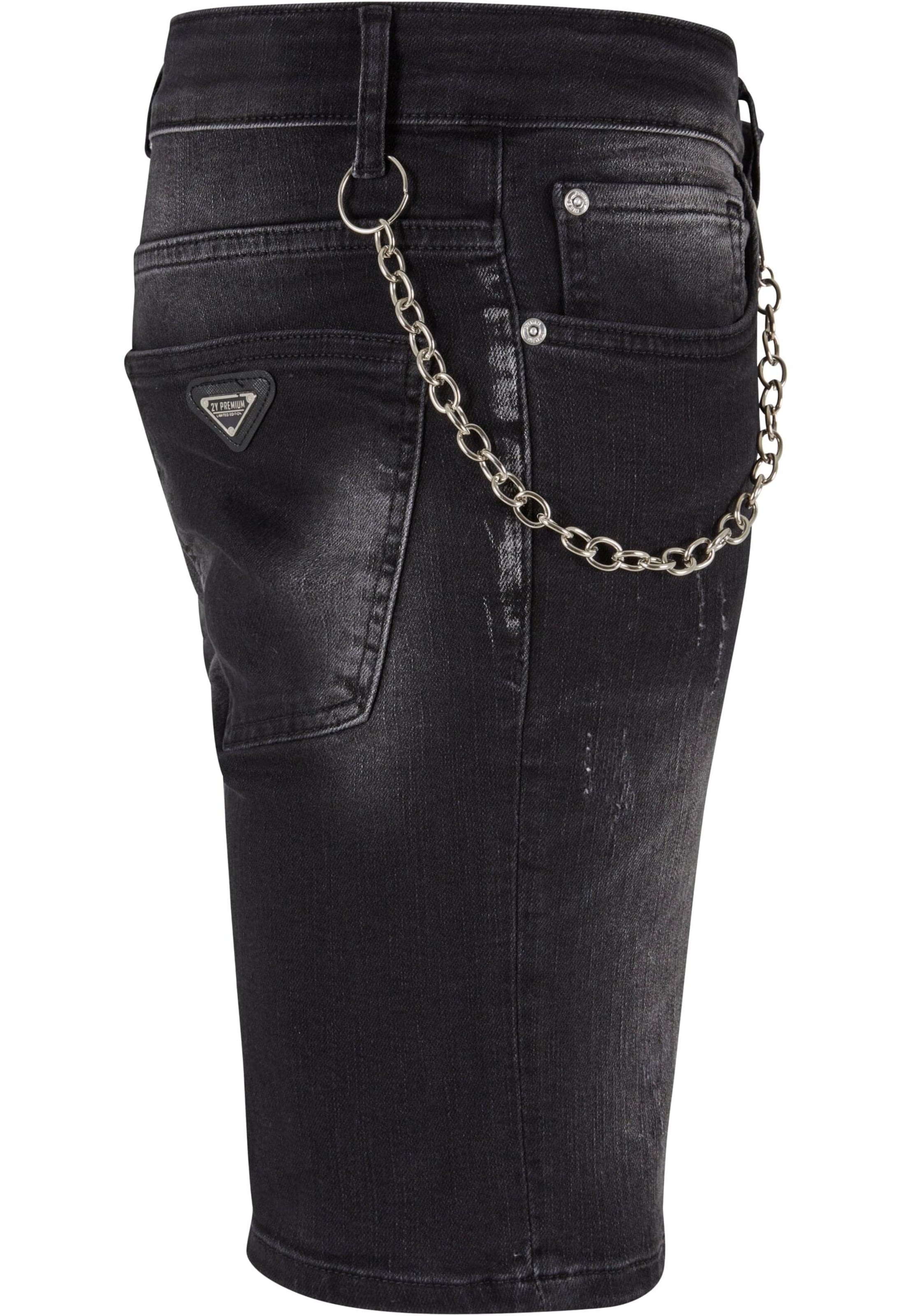2Y Premium Regular Jeans in Black