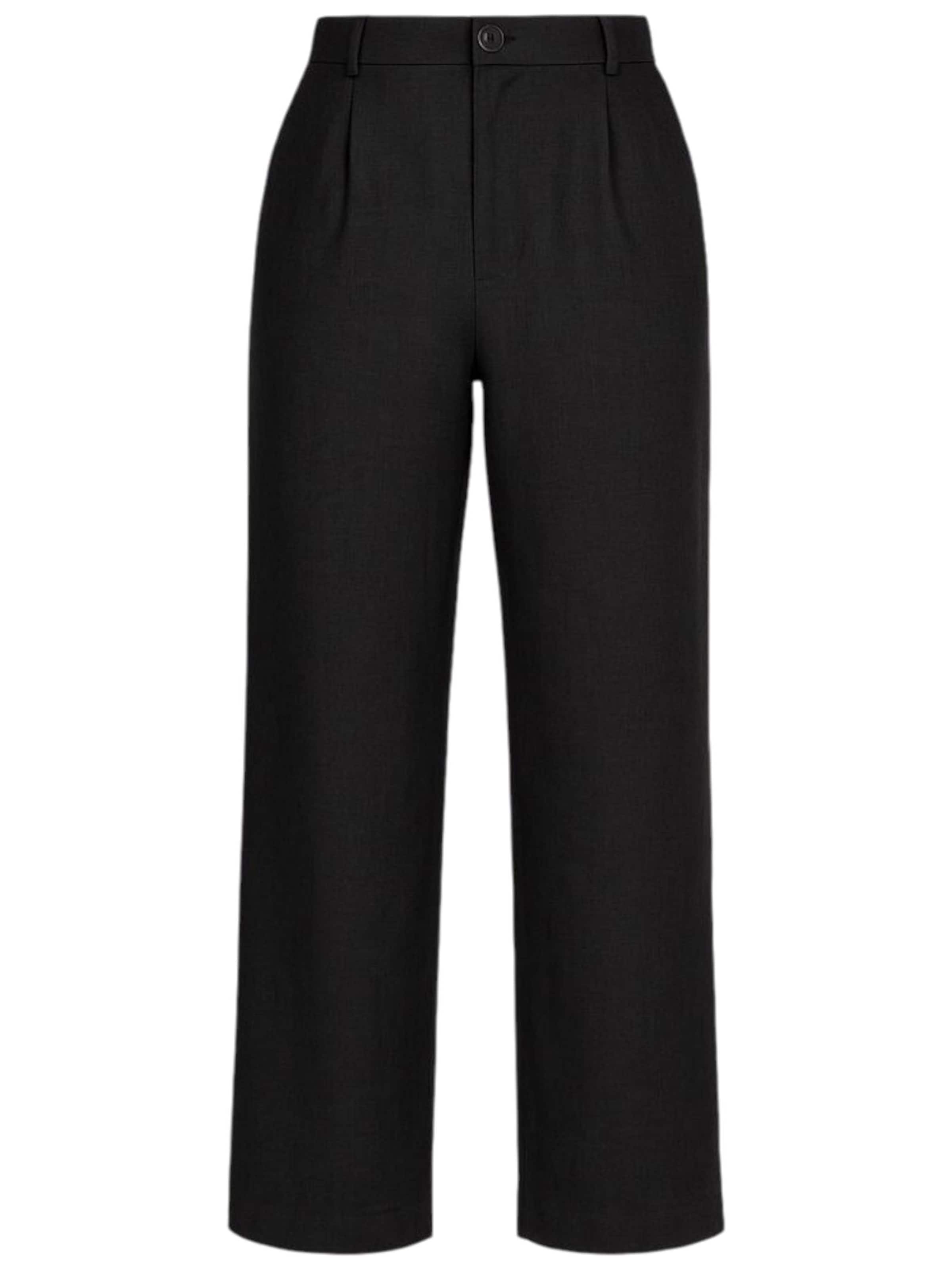 Wide leg Pantaloni 'LIRIN' di fashionshowcase in nero: frontale