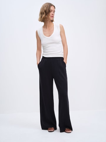 Wide leg Pantaloni di The Set in blu