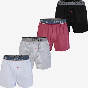 Phil & Co. Berlin Boxershorts in Gemengde kleuren: voorkant