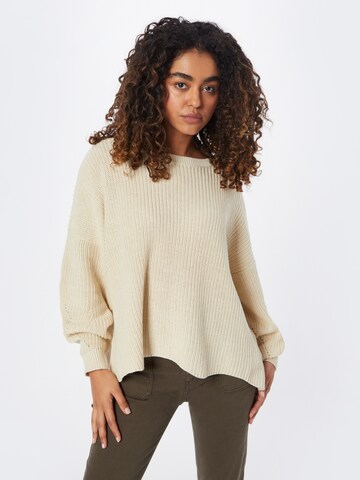 ONLY Pullover 'HILDE' in Beige: predná strana