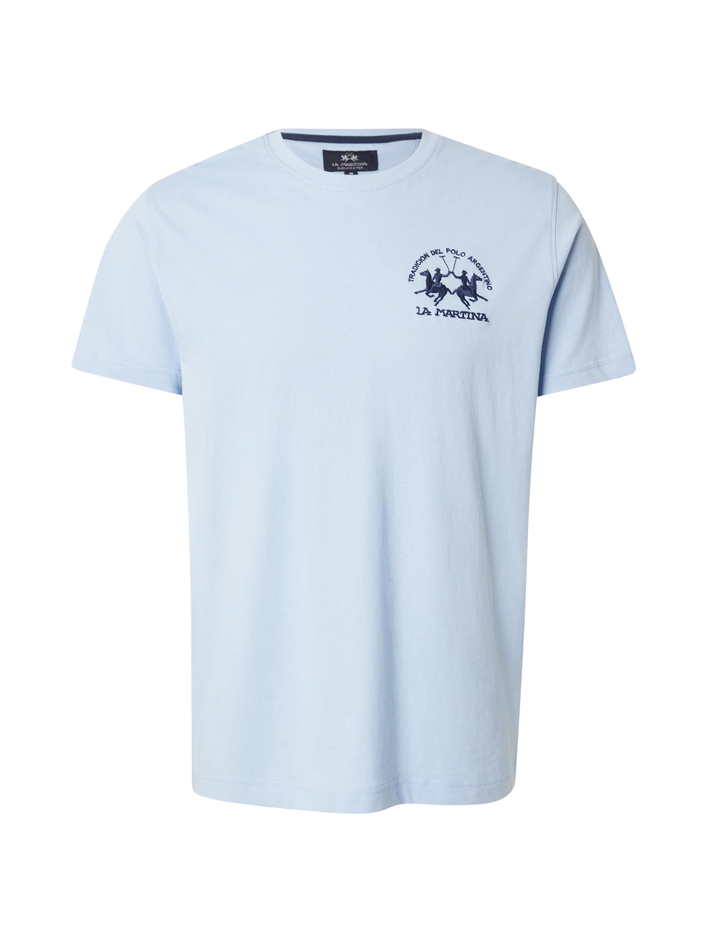 La Martina - Camiseta en azul: frente