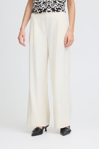 Loosefit Pantalon ICHI en blanc