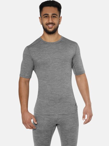 T-Shirt fonctionnel 'Darwin' normani en gris : devant