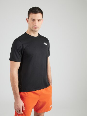 THE NORTH FACE Koszulka funkcyjna w kolorze czarny: przód