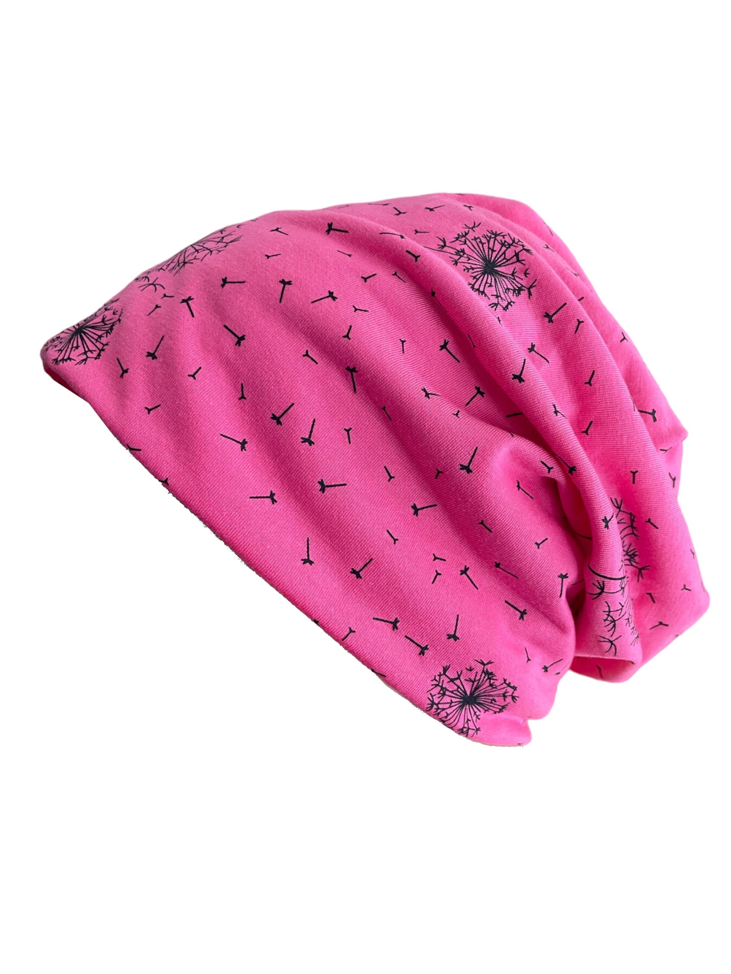 Kumixi Beanie 'Slouch Beanie' in Pink: front