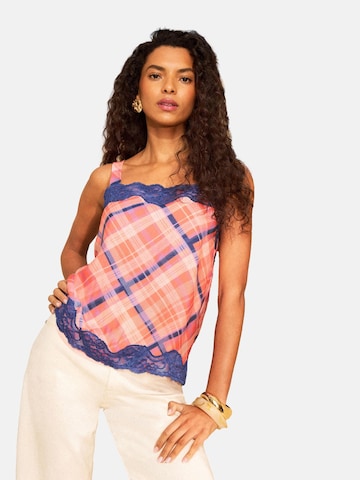 love & roses Top w kolorze różowy: przód
