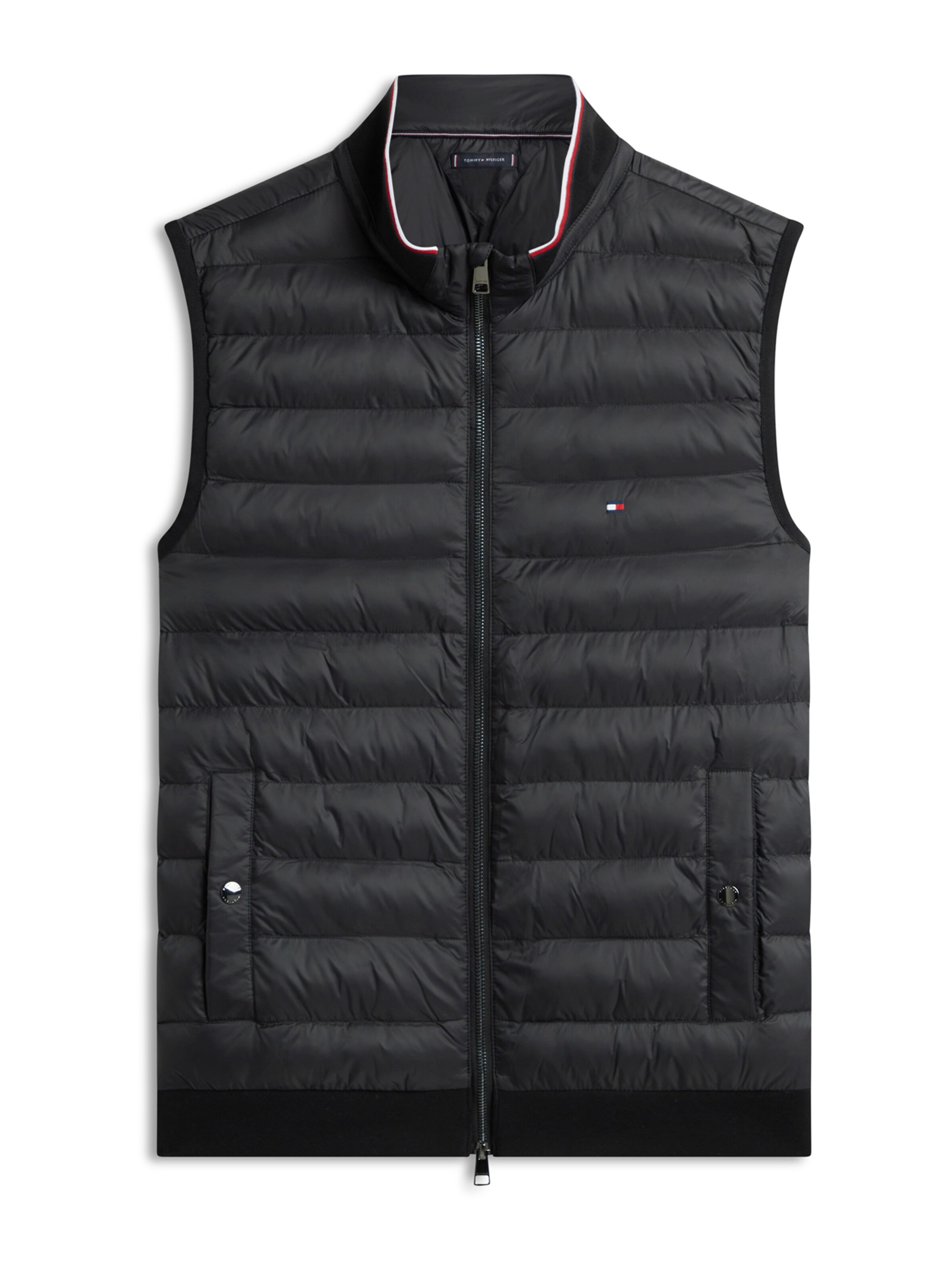 TOMMY HILFIGER Жилетка 'ESS' в Черный: спереди