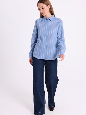 Freequent Blouse 'FQSolly blouse blue' in Blauw