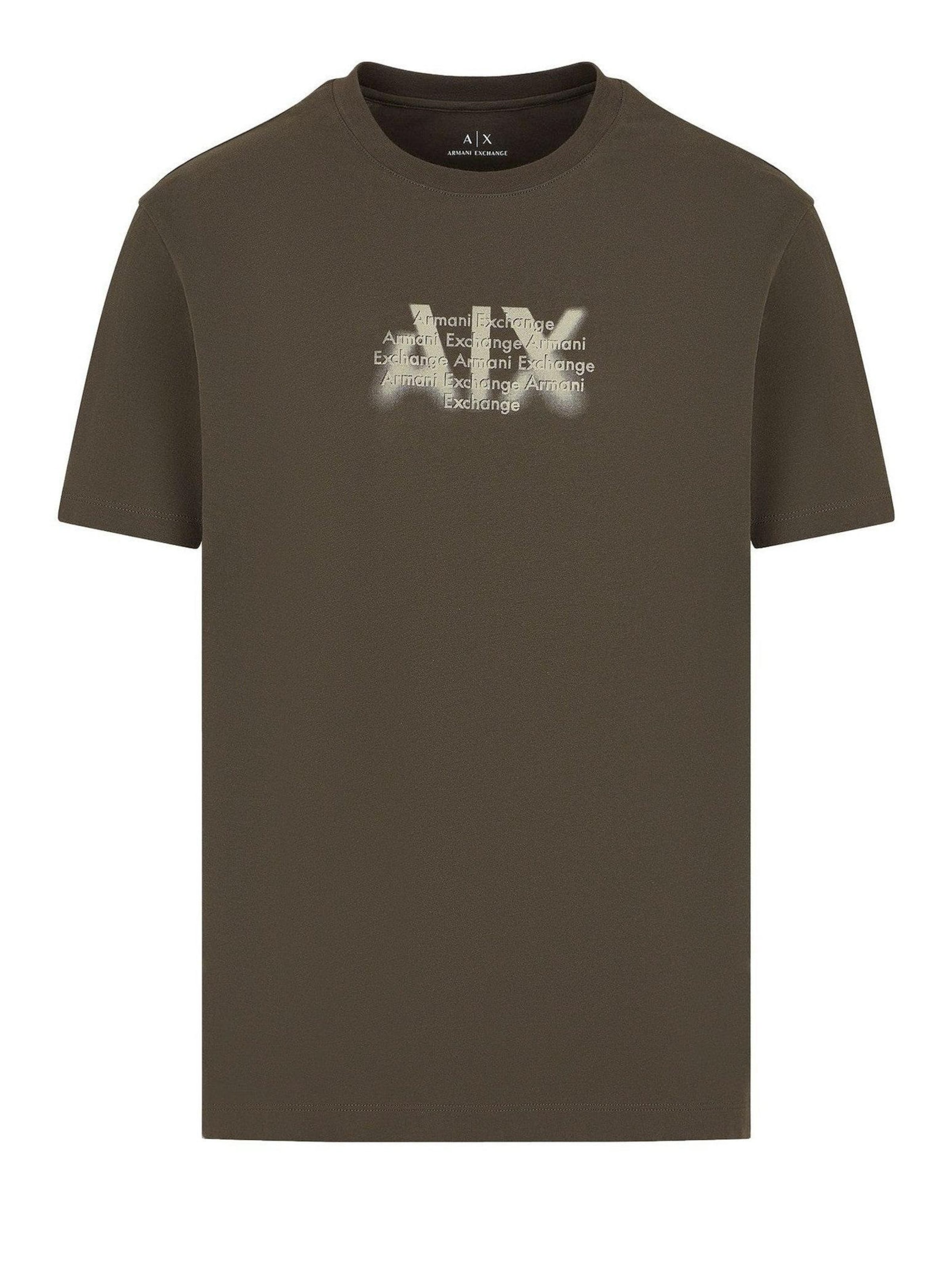 ARMANI Shirt '6DZTHH' in de kleur Olijfgroen, Productweergave