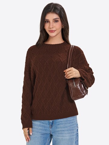 Pull-over Imily Bela en marron : devant