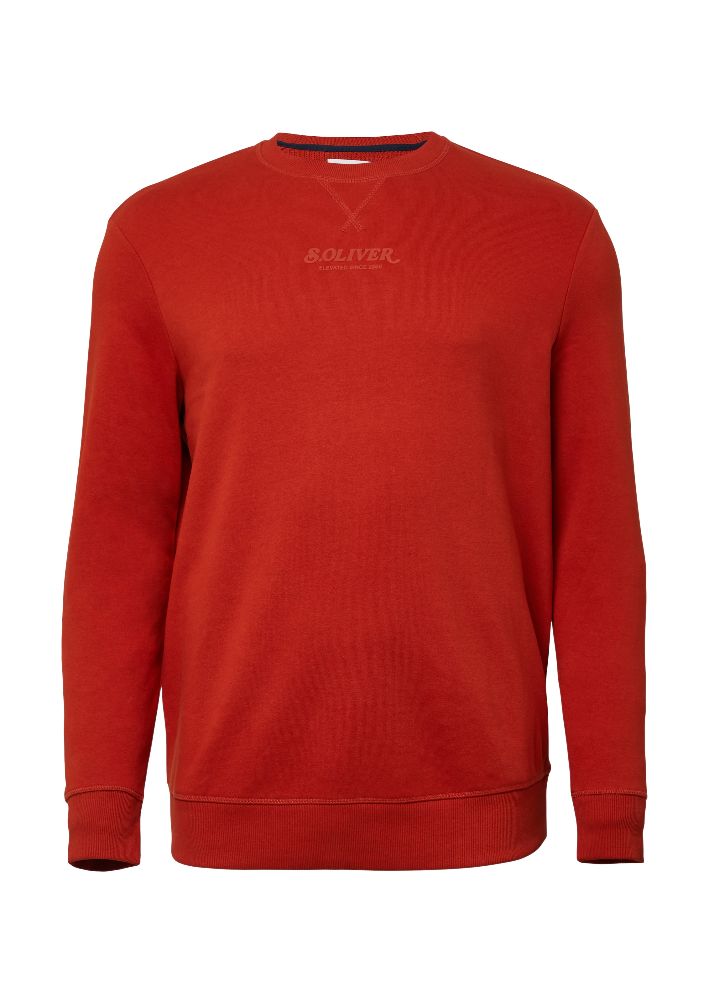 s.Oliver Men Big Sizes Sweatshirt in Rot: Vorderseite