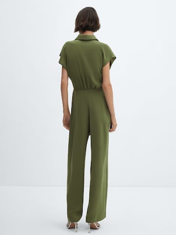 MANGO Jumpsuit 'Juani' in Groen